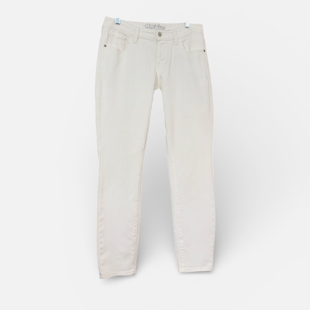 The Rock Star  white jeans skinny size 12 Regular